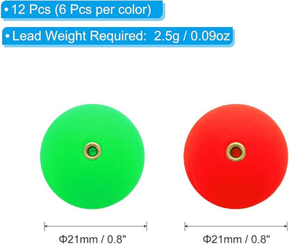PATIKIL Fishing Bobber, Slip Foam Floats Buoy Rig Stoppers for Crappie Trout Bass Fishing