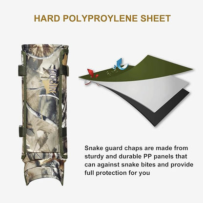 QOGIR Snake Gaiters 3 Pack: Durable Snake Guards for Hunting, Snake Gaiter Leggings for Men & Women, Snake Bite Protection for Lower Legs, Snake Proof Gaiters