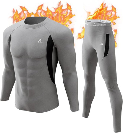 CL convallaria Thermal Underwear Long Johns Set Mens Winter Gift Hunting Gear Sport Base Layer Bottom Top