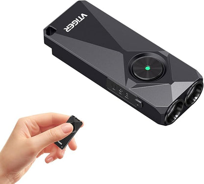 VTIGER K1 800 High Lumens Key Chain Light, Small EDC Rechargeable Keychain Flashlight, Compact LED Tiny Flashlight with Magnetic, Mini Clip-on Pocket Lights for Camping, Emergency, Everyday Carry