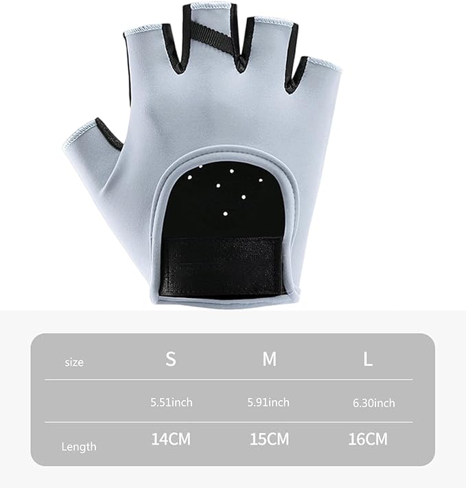 2Pcs Five Finger Fitness Exercise Glove Workout Nonslip Silicone Man Women Weightliftings Weightliftings Glove