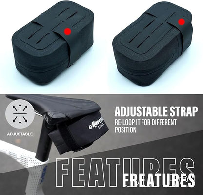 Bike Saddle Bag Cycling Seat Pack Waterproof Bicycle Under Seat Pouch