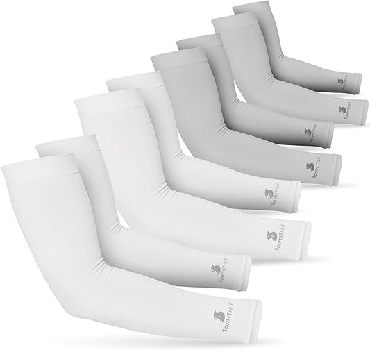 SportsTrail Cooling Arm Sleeves for Men & Women – Breathable, UV Sun Protection, Sports Arm Sleeves for Women, Men & Youth