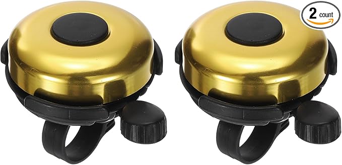 HARFINGTON Bike Bell Aluminum Classic Bicycle Bells with Loud Crisp Clear Sound Bike Ring Bell Bike Accessories for Adults Children Road Mountain Bike