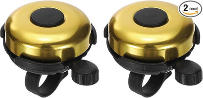 HARFINGTON Bike Bell Aluminum Classic Bicycle Bells with Loud Crisp Clear Sound Bike Ring Bell Bike Accessories for Adults Children Road Mountain Bike