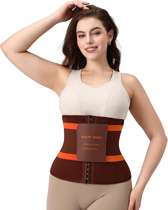 SCULPT TOUCH Waist Trainer for Women,Adjustable Tummy Control Belt for Postpartum Support, Workout, Shaping & Daily Wear