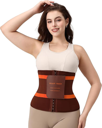 SCULPT TOUCH Waist Trainer for Women,Adjustable Tummy Control Belt for Postpartum Support, Workout, Shaping & Daily Wear