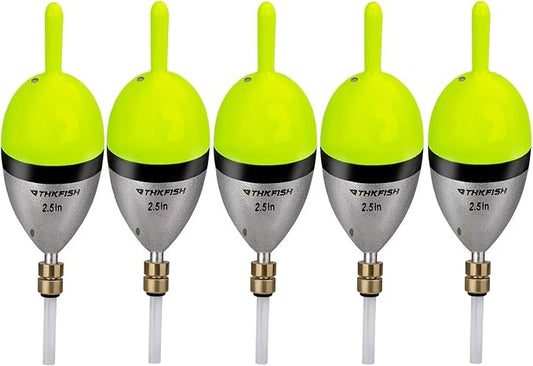 THKFISH Fishing Bobber Slip Bobber Fishing Floats for Crappie Balsa Bobbers for Panfish,Walleye,Salmon Floatage