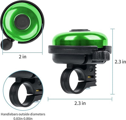 Classic Bike Bell, Aluminum Bicycle Bell, Loud Crisp Clear Sound Bicycle Bike Bell for Adults Kids