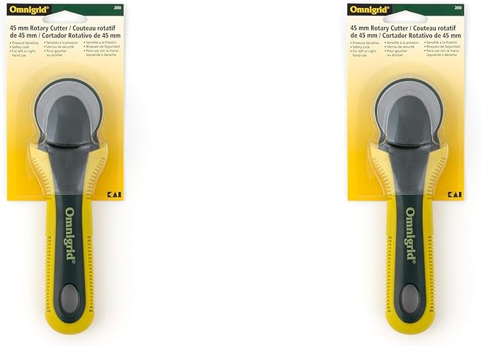 Omnigrid 45mm Pressure Sensitive Safety Rotary Cutter (Pack of 2)