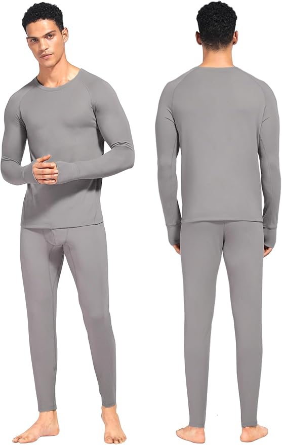 Thermal Underwear for Men: Micro-Fleece Lined Base Layer