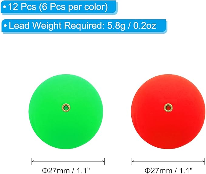 PATIKIL Fishing Bobber, Slip Foam Floats Buoy Rig Stoppers for Crappie Trout Bass Fishing