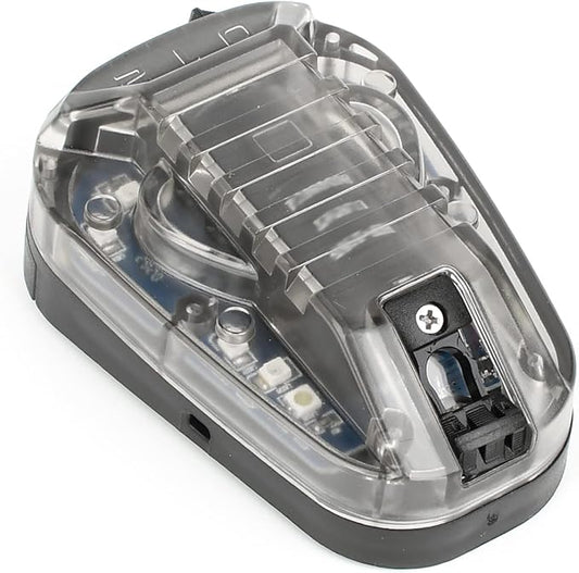 NOBUHIRO Tactical Helmet Signal Light Optional 4 Modes with Visible LED + IR Constant-on/Strobe, Waterproof Ladybird Survival Identification Lamp for Outdoor Sports