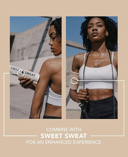 Sports Research Sweet Sweat Waist Trimmer (Core Series) - Premium Sweat Enhancing Fitness Band for Women & Men