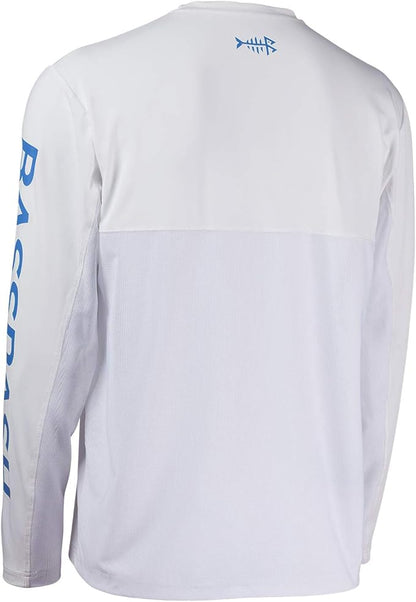 BASSDASH Fishing T Shirts for Men UV Sun Protection UPF 50+ Long Sleeve Tee T-Shirt