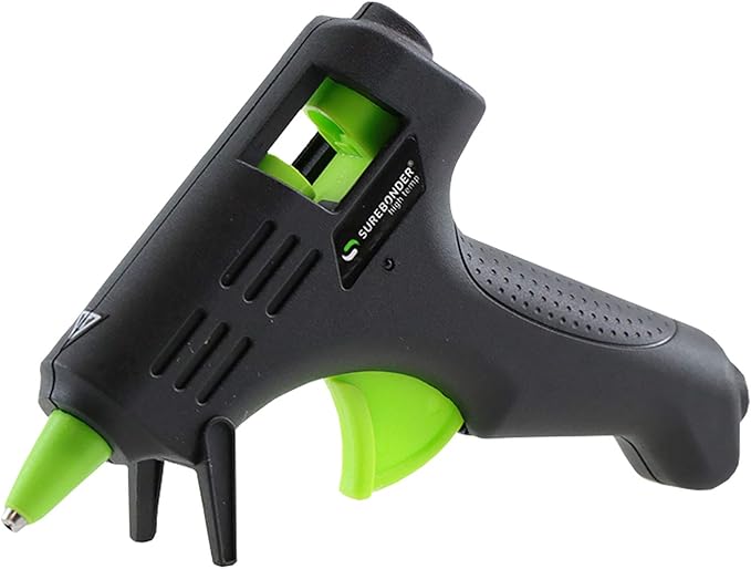 Surebonder GM-160 Compact Mini Size High-Temperature Hot Glue Gun - Ideal for Crafting - Black