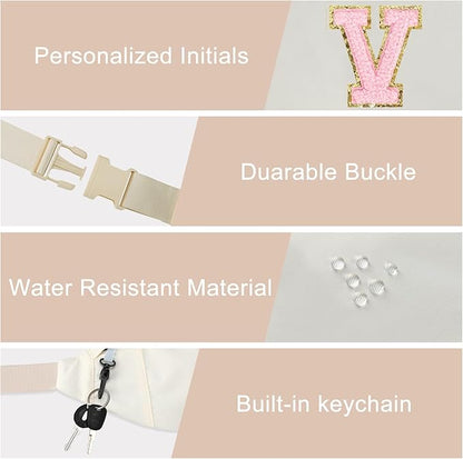 MAXTOP Large Crossbody Fanny Pack with 4-Zipper Pockets,Gifts for Enjoy Sports Festival Workout Traveling Running Casual Hands-Free Wallets Waist Pack Phone Bag Carrying All Phones