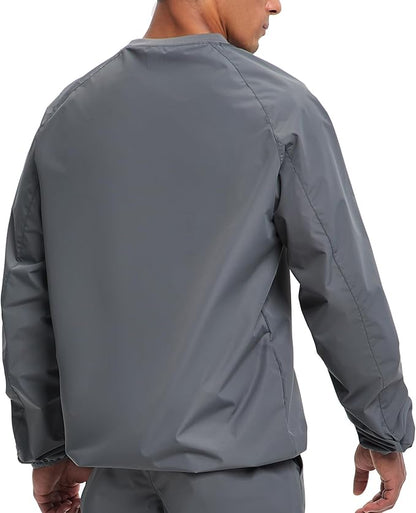 HOTSUIT Sauna Suit Men Anti Rip Sweat Suits Gym Boxing Workout Jackets