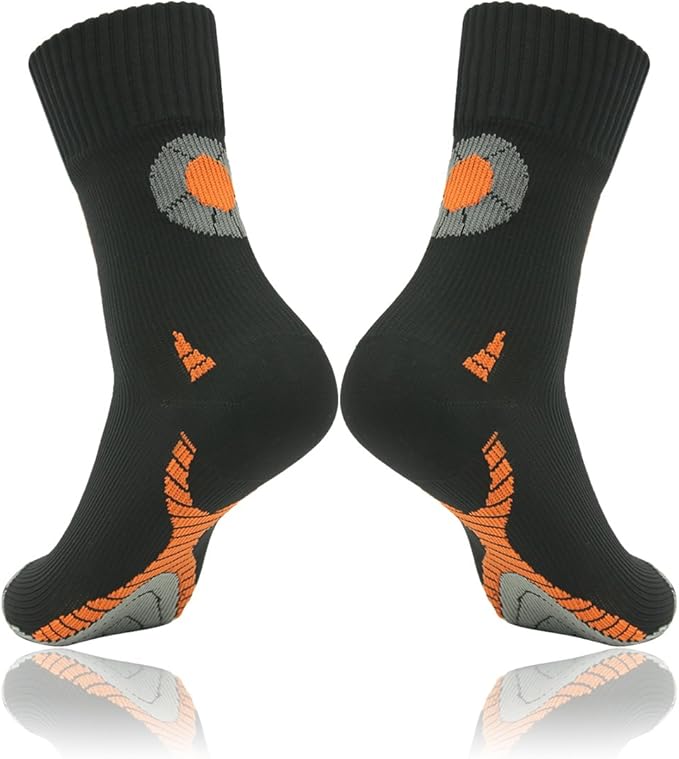 RANDY SUN Waterproof Breathable Socks, [SGS Certified] Unisex Novelty Skiing Trekking Hiking Wading Trail Socks