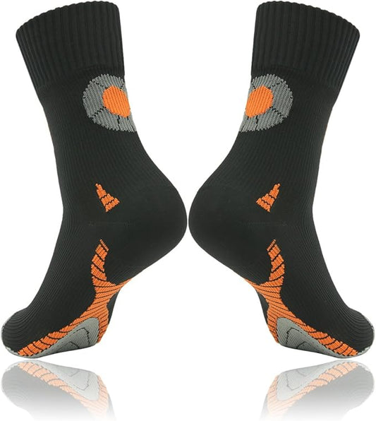 RANDY SUN Waterproof Breathable Socks, [SGS Certified] Unisex Novelty Skiing Trekking Hiking Wading Trail Socks