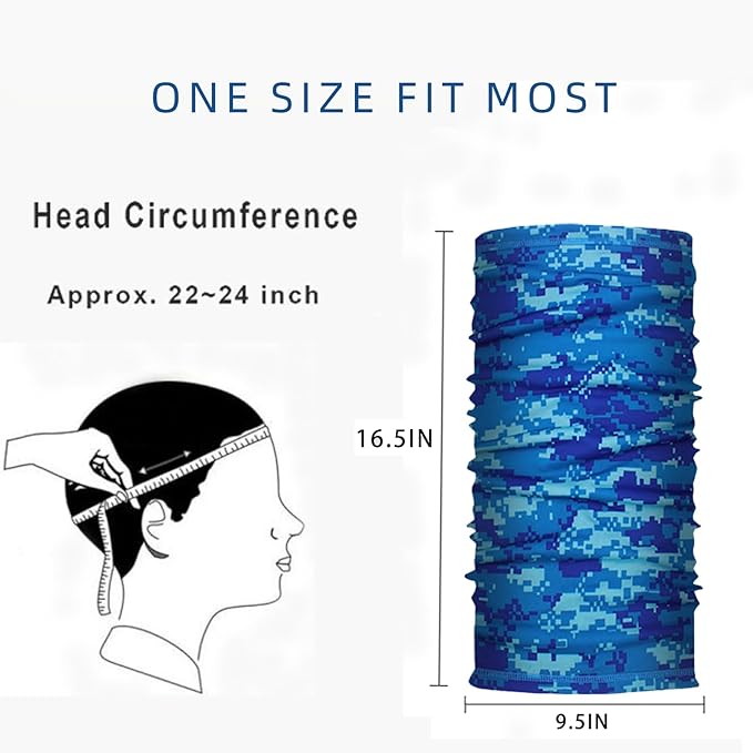 Neck Gaiter Face Mask,Sun Cooling Scarf,Balaclava Bandana Cover for Men Women