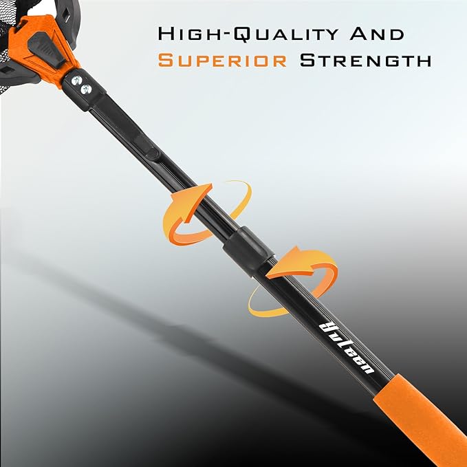 YVLEEN Floating Fishing Net Fish Landing Net - Upgraded Design Foldable & Lightweight Freshwater Fishing Landing Net, Ultra-Thin Rubber Fish Net Easy Catch and Release, Fishing Gifts for Men