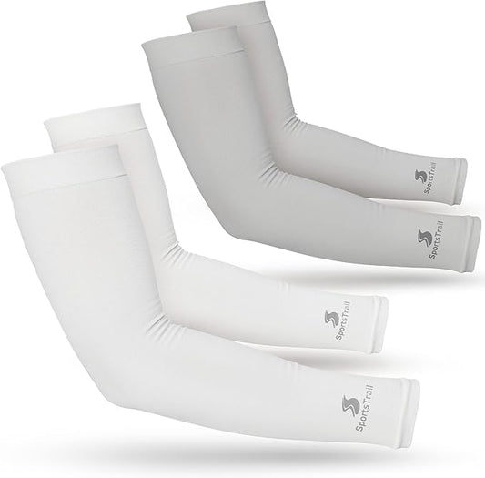 SportsTrail Cooling Arm Sleeves for Men & Women – Breathable, UV Sun Protection, Sports Arm Sleeves for Women, Men & Youth