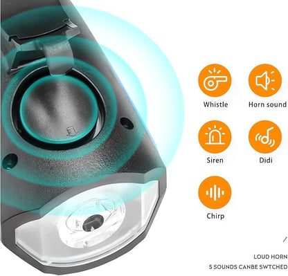 Bike Light, High Lumens Super Bright Bicycle Light, 5+3 Modes USB Rechargeable Bike Headlight & Tail Light Set, Waterproof Safety Bike Front & Rear Light for Road, Mountain, Night Riding