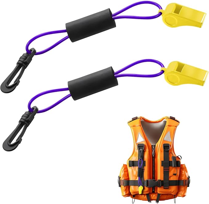 Whistle with Lanyard for Safety Boat Whistle Coast Guard Approved Float Boat Marine Camping Hiking Hunting Fishing Survival Rescue Signaling ski Accessories