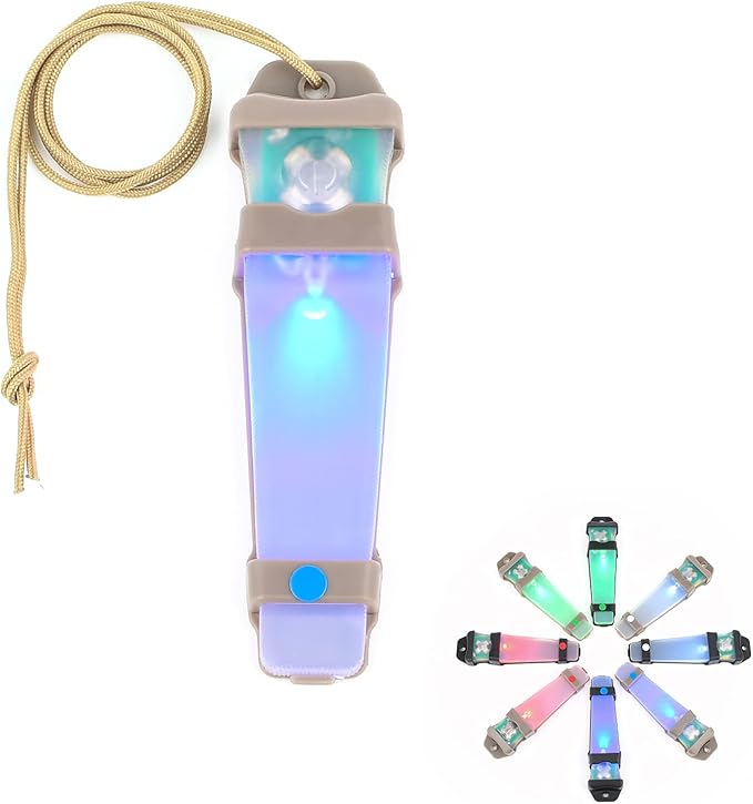 Personal Identification Marker - Tactical Helmet Light, Portable Survival Signal Light for Hiking, Boating, Cycling, Fishing