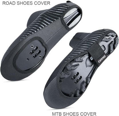 Cycling Shoe Covers Cold Weather for Men Women - Waterproof Shoe Covers Winter Outdoor Sports - Rain Cycling Overshoes, Road/Mountain Bike Booties