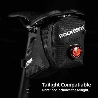 ROCKBROS Bike Saddle Bag - Seat Bag 1.5L Bicycle Bag Cycling Accessories Storage Pouch Wedge Pack for Mountain & Road Bike