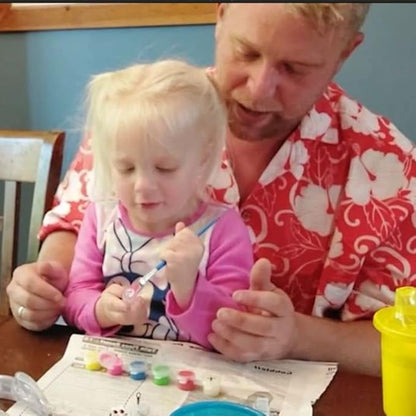 DIY Fishing Lure Kit - Kid-Friendly Fishing Gear for Customizing Lures, Includes Paint & Brushes, Perfect Arts and Crafts for Kids, Tackle Box Must-Have