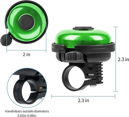 Classic Bike Bell, Aluminum Bicycle Bell, Loud Crisp Clear Sound Bicycle Bike Bell for Adults Kids