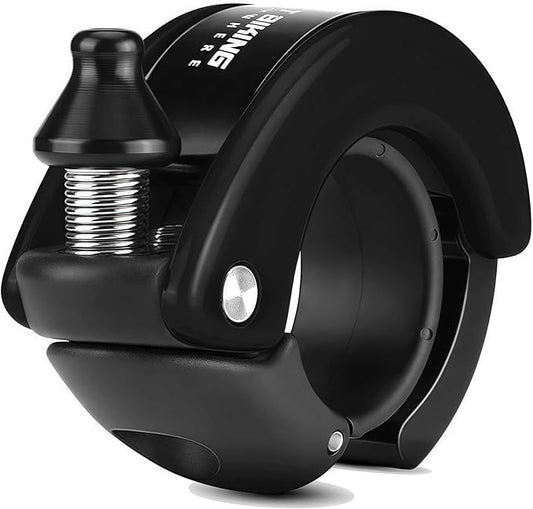 Ultra-Loud Hidden Bike Bell - Ideal for Adults & Kids | 100dB Clear Ring | Fits 22.2mm/0.78in Handlebars | Also for e-Scooters & Walkers ﻿