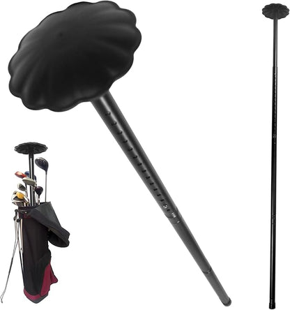 Golf Travel Bag Support Pole – Adjustable 27"–56" Telescopic Alloy Steel Support Rod with Protective Cap for Golf Club Travel Protection