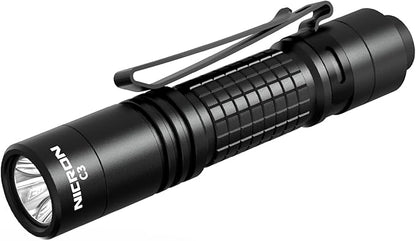 NICRON C3 1000 Lumens EDC Flashlight, Type-C Rechargeable AA Pocket Flashlight Compact High Lumens Handheld Light, Mini Flashlight for Home Outdoor Camping, Hiking, Runing