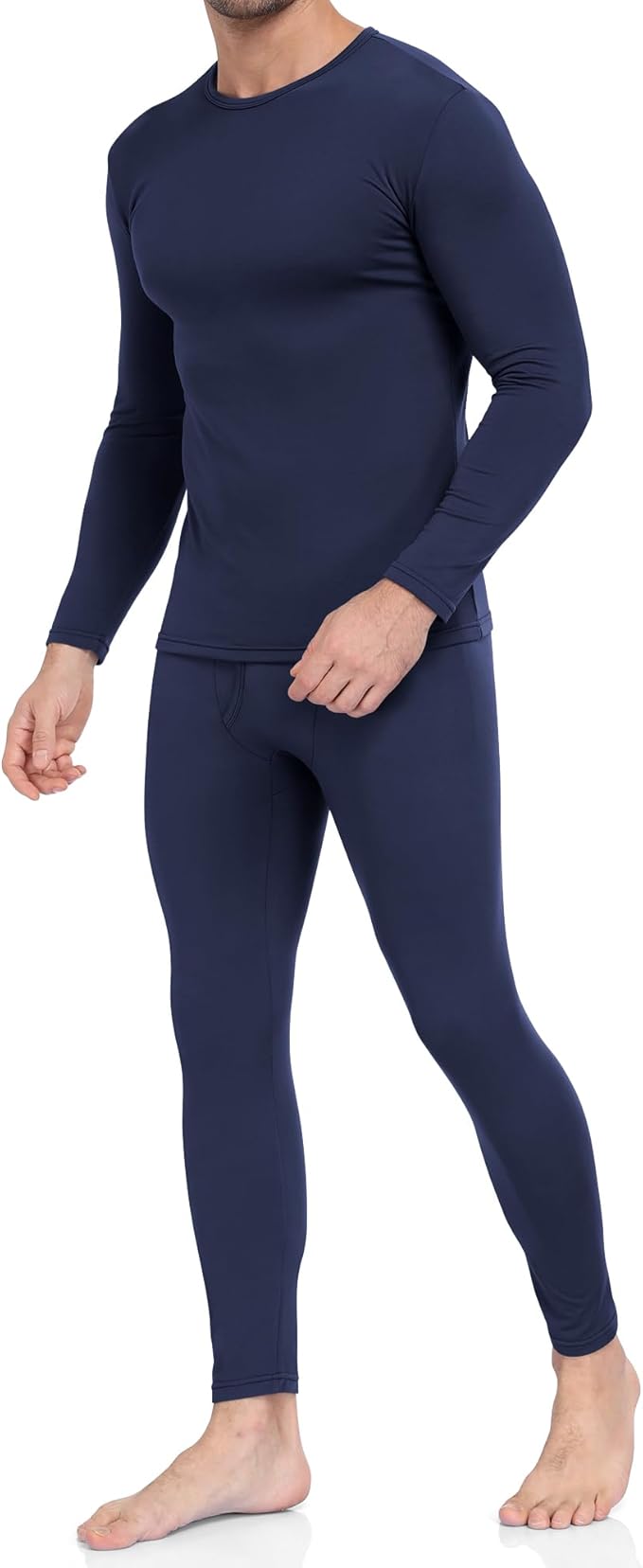 WEERTI Thermal Underwear for Men Long Johns with Fleece Lined Base Layer Men Cold Weather Top Bottom