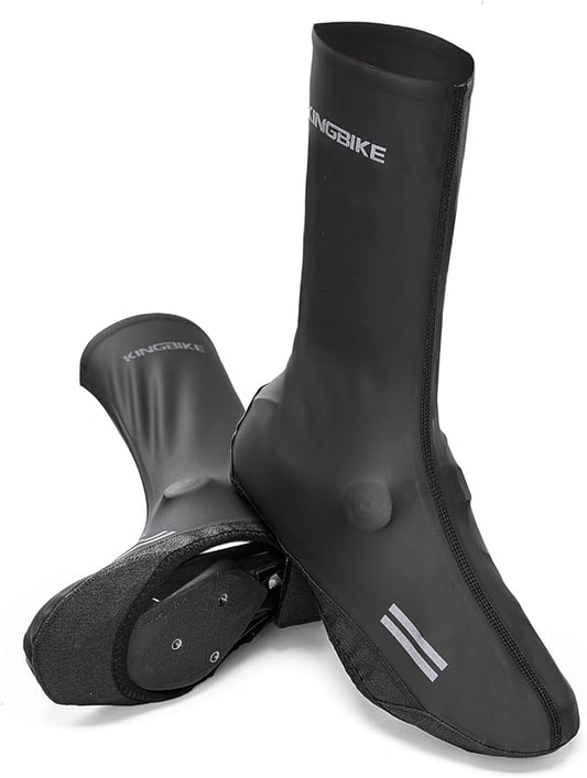 KINGBIKE Cycling Shoe Covers Overshoes Mountain/Road Water Repellent Windproof for Lock Shoes Protection Men Women
