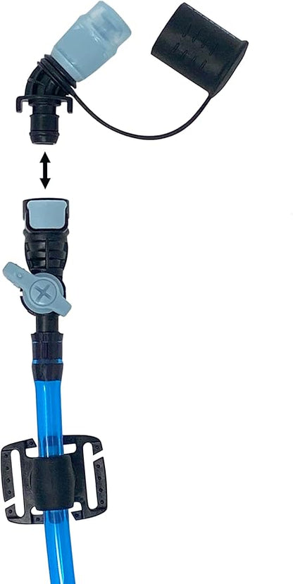 Replacement Drink Tube Replacement Set wih VYPR Bite Valve. Universally Compatible with Most Hydration Packs/Reservoirs/Bladders. 1/4" Inner Diameter Tubing. 43" Total Length.