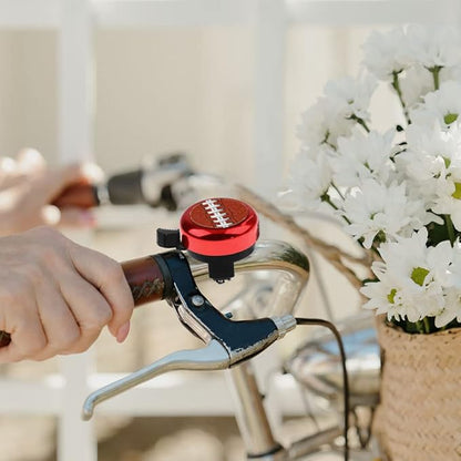 WIRESTER Cute Aluminum Round Bike Bell, Classic Ring Bicycle Bell, Bike Accessories Bell Ring for Adults Kids Girls Boys (Black, Red, Blue, Purple)