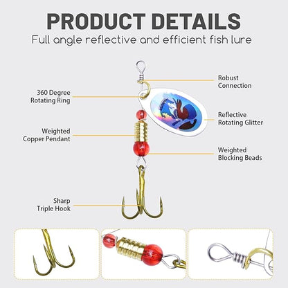 Inmorven Soft Fishing Lures Shad Minnow Swimbaits, Pre-Rigged Jig Head Paddle Tail Swimbaits for Freshwater and Saltwater, Jigs Fishing Bait for Bass Crappie Trout Walleye, Fishing Gifts for Men