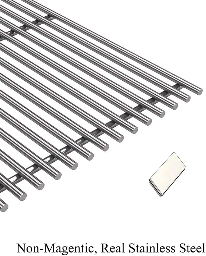 SF7241(4-Pack) 17 5/8" Stainless Steel Cooking Grid Grates Replacement for Kenmore 148.16656010, 148.23682310, 640-05057386-4, 90118. Master Forge SH3118B BG179A, BG179C Gas Grill