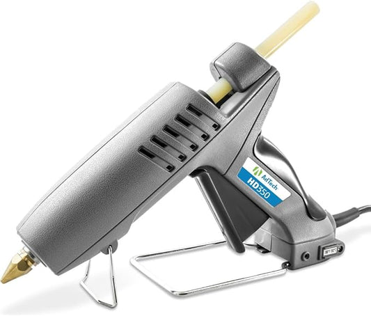 Adtech Industrial Strength Full Size High-Output Hot Melt Glue Gun – Professional Grade Hot Glue Gun for Carpentry, Repairs & Remodeling, grey, hd 350 (0462)