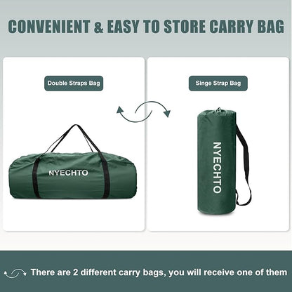 Self Inflating Sleeping Pad with Electric Pump, 3.14" Ultra-Thick Memory Foam Sleeping Mats for Camping,Easy Inflate&Deflate,9.5 R-Value Insulated Camping Mattress Pad with Pillow for Car Travel Tent