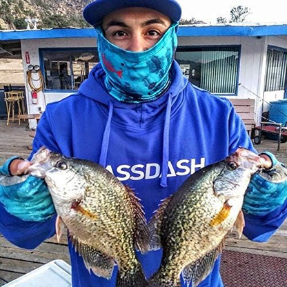 BASSDASH UPF 50+ UV Sun Protection Neck Gaiter Fishing Mask Hunting Kayaking Hiking Cycling Ski Sports