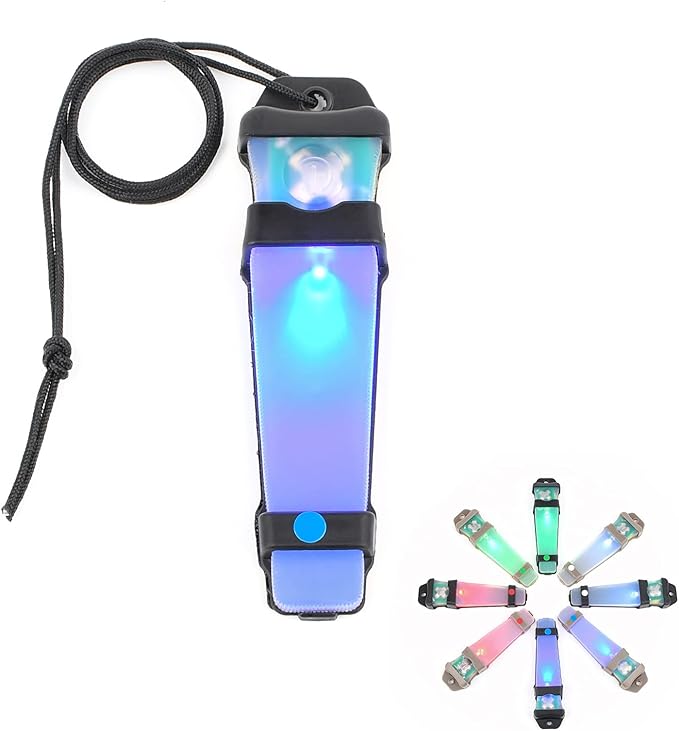 Personal Identification Marker - Tactical Helmet Light, Portable Survival Signal Light for Hiking, Boating, Cycling, Fishing