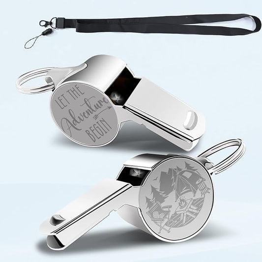 Camper Adventure Whistle Emergency Whistles Gifts for Friend Coach Referees Training Emergency Men Women Teacher