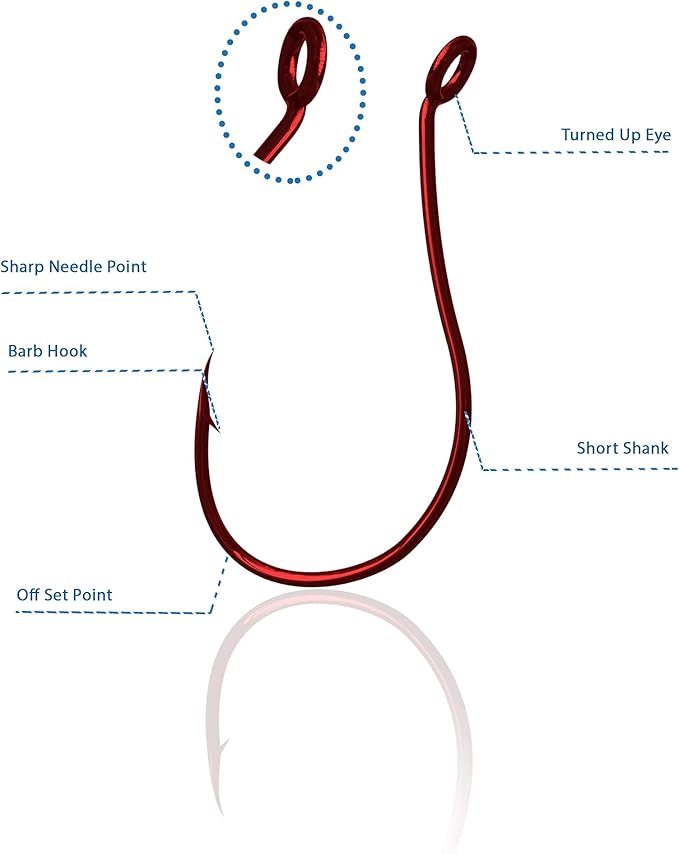 Smaky Fishing Tackle Kit Beginners Equipment 80 Pcs-Includes Fishing Hooks Bobbers Circle Octopus Hooks Sinkers| Starter Kit for Artificial and Live Baits (80-Pcs)