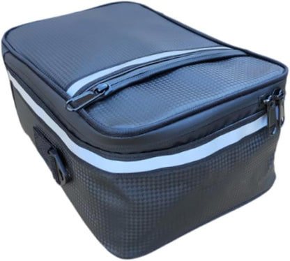 Bike Rack Rear Bag Bicycle Trunk Pannier Rainproof Easy to Install Cycling Bag Mountain Bike Backseat for Travel Outdoor, 24.5cmx16.5cmx11cm